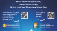   Movie and Pajama Night When: December 6th at 6pm, doors open at 5:30pm Where: Lyndhurst Elementary School Gym Movie: Arthur Christmas Pizza, popcorn, ice cream and more available for […]